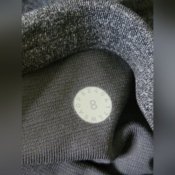 Lululemon Train Times 7/8 Leggings 25 Heathered Black - Picture 6 of 8